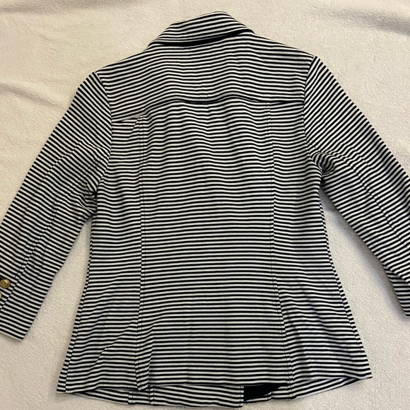 CAbi Navy and White Striped Blazer - Picture 6 of 6